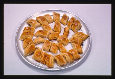Knishes, Batata e Queijo, Menges Resort, Livingston Manor, Nova Iorque, EUA de John Margolies