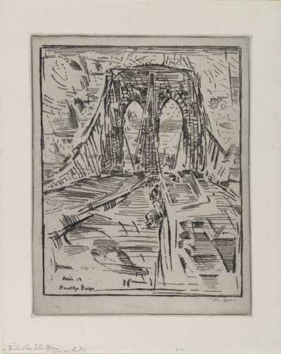 Ponte de Brooklyn de John Marin