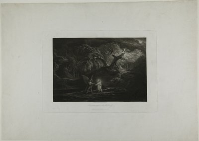 Cristo tentado no deserto de John Martin