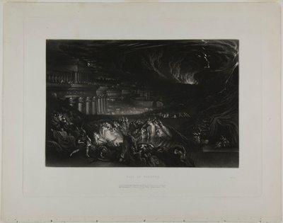 Queda de Nínive, de Ilustrações da Bíblia de John Martin