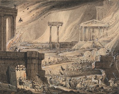 Queda de uma cidade de John Martin