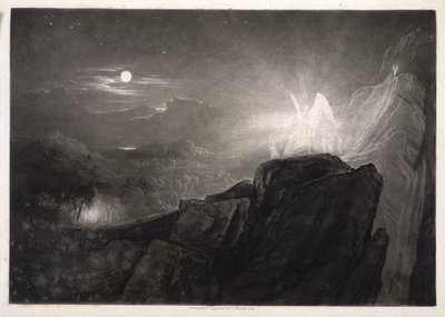 Ilustração de Paradise Lost de John Martin
