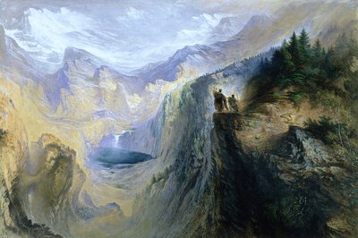 Manfred no Jungfrau, 1837 de John Martin