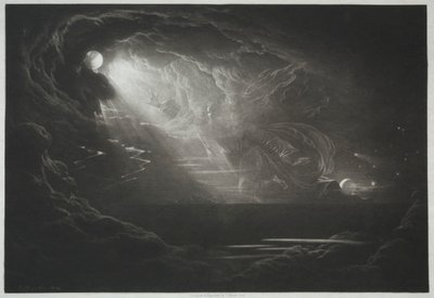 Paraíso Perdido: A Criação da Luz, 1824. de John Martin