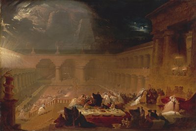 Festa de Belsazar, 1820. de John Martin