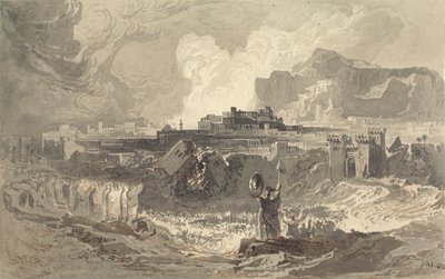 As Muralhas de Jericó de John Martin