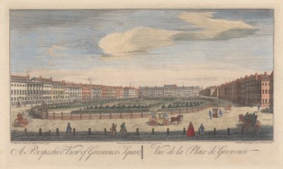 Uma Vista de Perspectiva da Praça Grosvenor de John Maurer