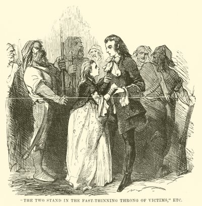 Ilustração para um conto de duas cidades por Charles Dickens de John McLenan