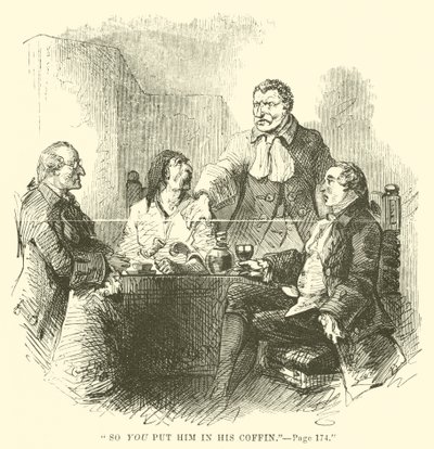 Ilustração para um conto de duas cidades por Charles Dickens de John McLenan