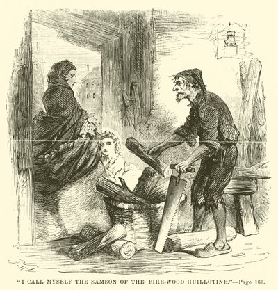 Ilustração para um conto de duas cidades por Charles Dickens de John McLenan
