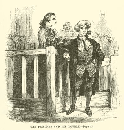 Ilustração para um conto de duas cidades por Charles Dickens de John McLenan