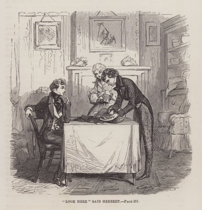 Ilustração para grandes expectativas de John McLenan