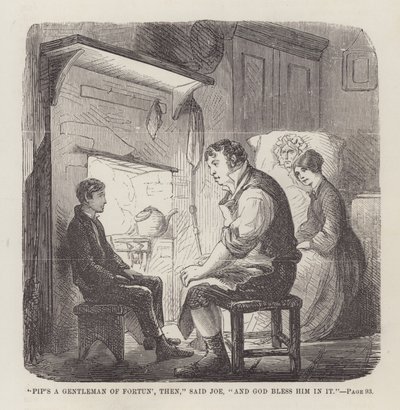 Ilustração para grandes expectativas de John McLenan