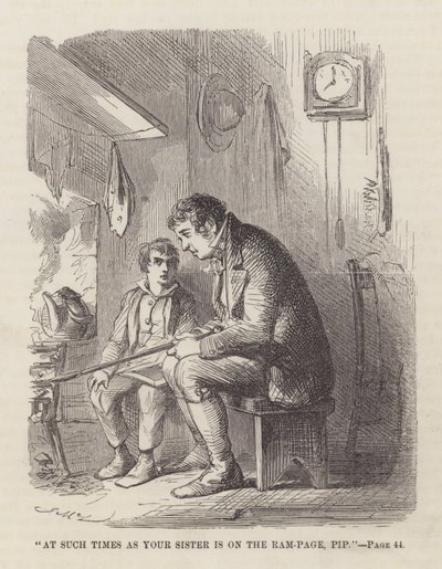 Ilustração para grandes expectativas de John McLenan