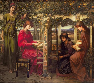Santa Cecília de John Melhuish Strudwick