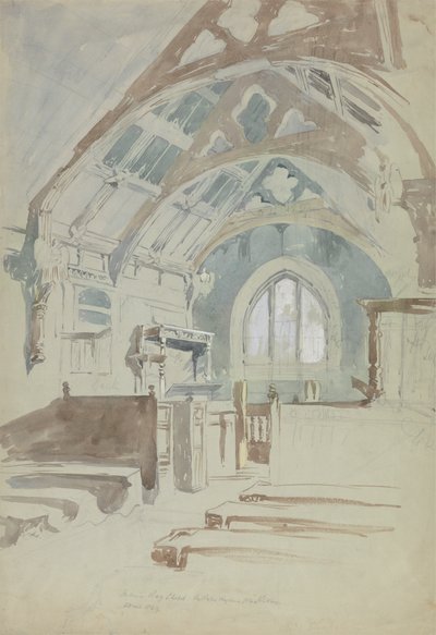 Interior da Capela Rag, Sir Robert Vaugn