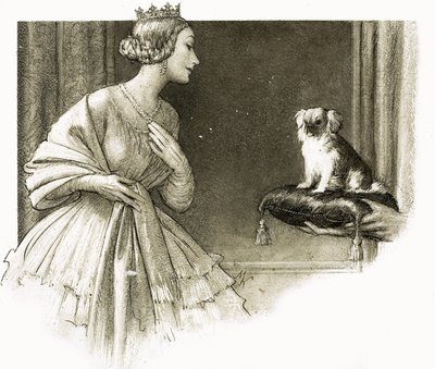 Então é por isso que... O "Looty" era um pequinês de John Millar Watt