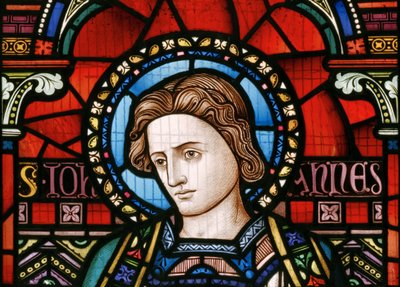Crick, detalhe East Window, Lavers & Barraud, John Millner Allen (1827-1902), São João, 1863 de John Millner Allen