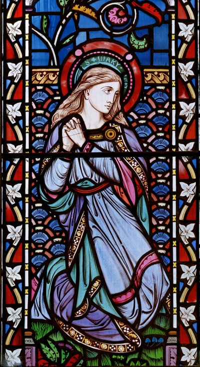 Irmã de Lazaruss, c.1861 (vitral) de John Millner Allen