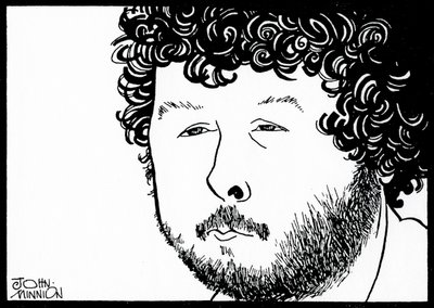 BIRTWISTLE, Harrison - caricatura de John Minnion Compositor inglês de John Minnion