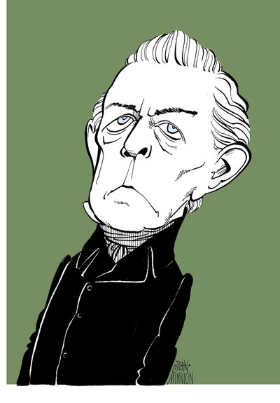 Franz Berwald - caricatura do compositor sueco de John Minnion