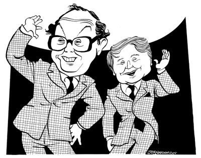 Morcambe e Wise - caricatura de John Minnion de John Minnion