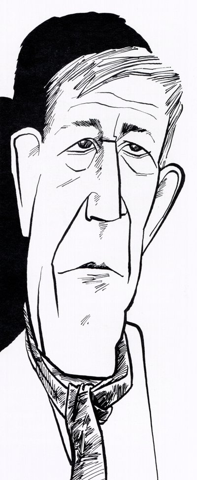 Oskar Kokoschka, caricaturas de John Minnion