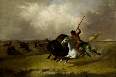 Buffalo Hunt on the Southwestern Prairies, 1845. de John Mix Stanley