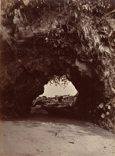 Tropical Scenery, Natural Arch, Cupica Bay, 1871. de John Moran