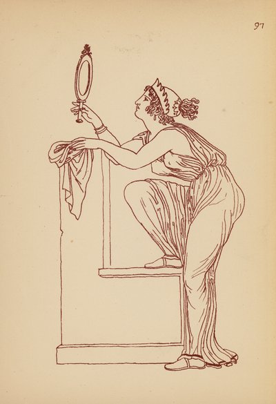 Fato de mulher da Grécia Antiga (litografia) de John Moyr Smith