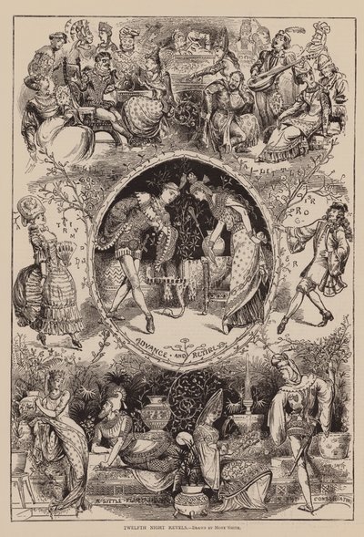 Revelações da Décima Segunda Noite (gravura) de John Moyr Smith