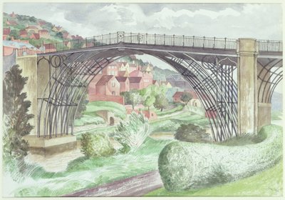 Ironbridge, Shropshire, c.1960 (wc no papel) de John Nash