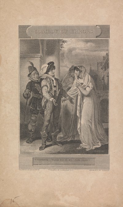 Comédia de Erros, Acto II, Cena II de John Neagle