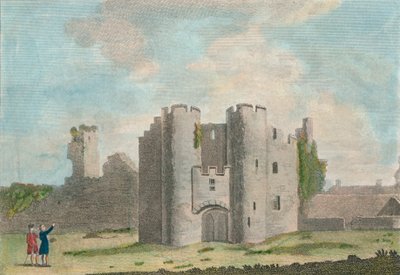 Portão do Castelo de Pembroke, Pembrokeshire, 1785 de John Newton