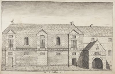 St Andrews Delineado - A Biblioteca (caneta e papel) de John Oliphant