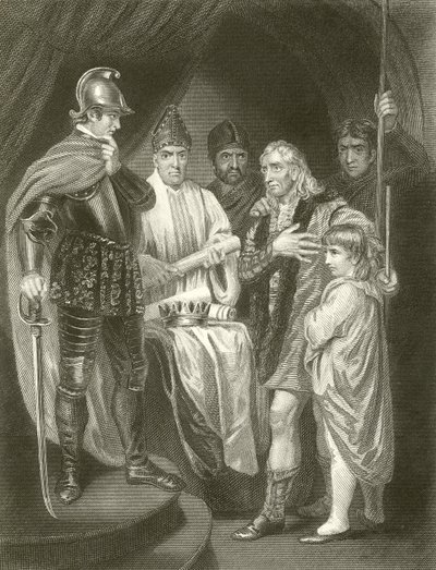 Balliol entregando sua coroa para Edward I de John Opie