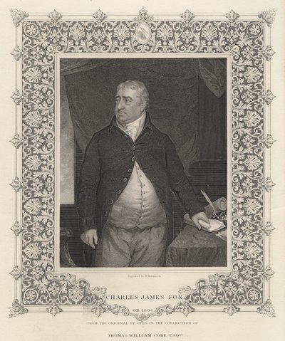Charles James Fox (gravura) de John Opie