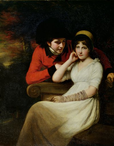 Namoro no Parque, 1797 de John Opie
