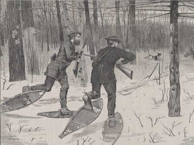 Deer-Stalking no Adirondacks no inverno todos os sábados, Vol. II, Nova Série..., 21 de janeiro de 1871. de John Parker Davis