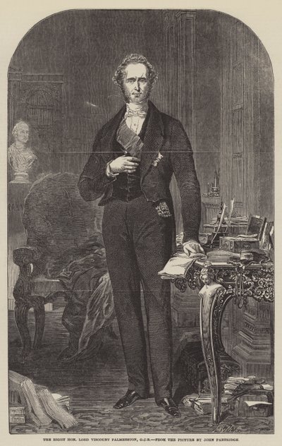 O Honrado Senhor Lord Visconde Palmerston, GCB de John Partridge