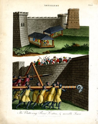 Aríete, catapultas e torres móveis de John Pass