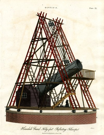 O Grande Telescópio Refletor de Quarenta Pés de Herschel de John Pass
