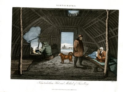 Cabana de Kamtschatkan e método de deslocação de John Pass