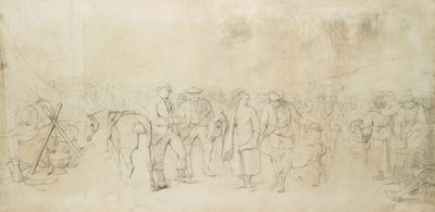 A Scotch Fair, c.1847 (lápis) de John Phillip