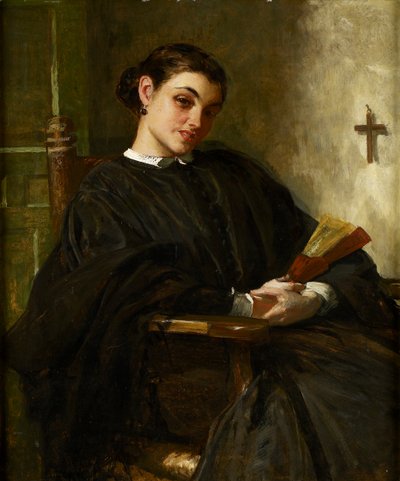 Garota espanhola (óleo sobre tela) de John Phillip