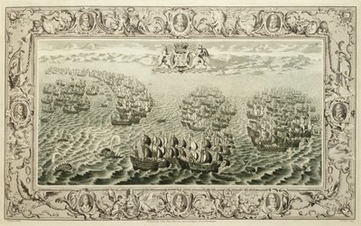 Armada (gravura de uma tapeçaria), 1739 de John Pine
