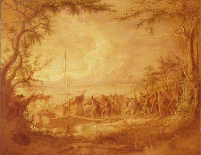 Embarque de Communipaw, 1861 de John Quidor