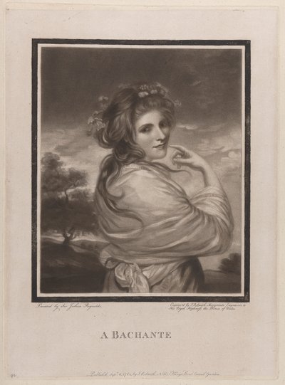 A Bachante (Emma Hart, mais tarde Lady Hamilton) de John Raphael Smith