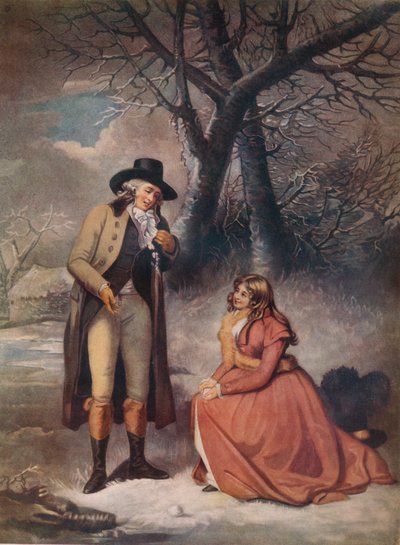 Uma Gambol de Natal, século c18th, 1919 de John Raphael Smith