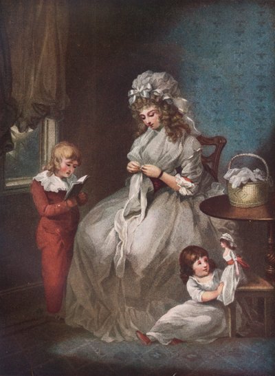 Uma esposa, uma mulher casada, 1791 de John Raphael Smith